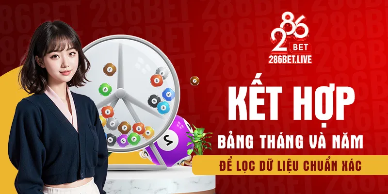 Kết hợp bảng tháng và năm để lọc dữ liệu chuẩn xác