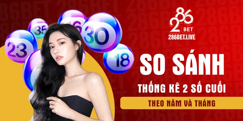 So sánh thống kê 2 số cuối theo năm và tháng