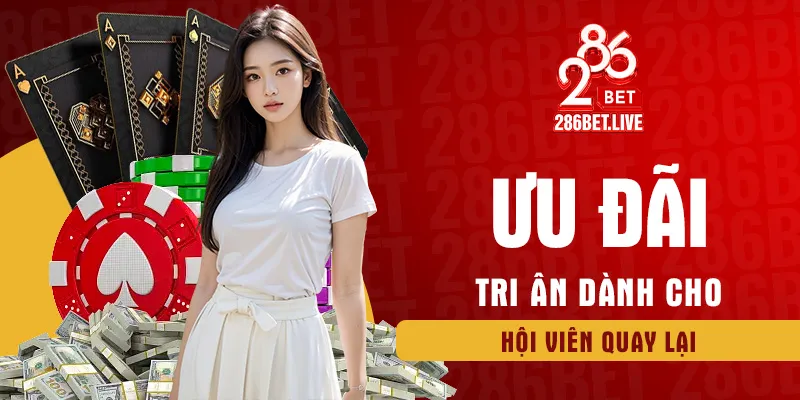 Ưu đãi tri ân dành cho hội viên quay lại